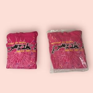 Pink Sp5der hoodie
